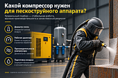 Какой компрессор нужен для пескоструйного аппарата
