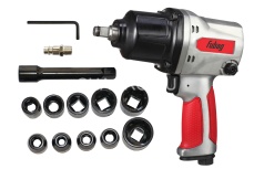 Пневмогайковерт ударный IW900 1/2" (880 Нм 6.3 бар 1/2") + набор головок кейс